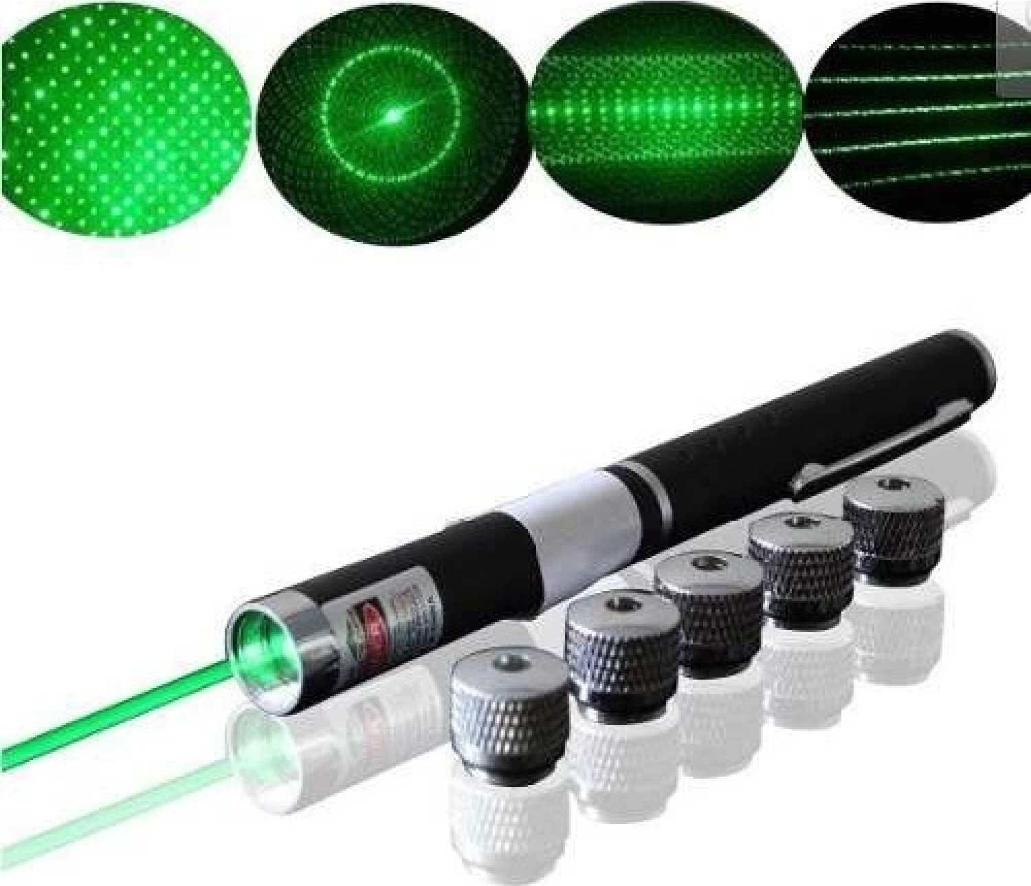 Yeşil Lazer Pointer USB Şarjlı 5 Km Etki Alanı! (4887)