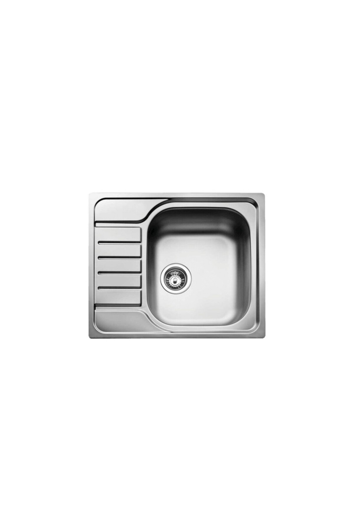 - CLASSIC 1B ½ D 580.500 - Ankastre Sol Damlalıklı Eviye - Paslanmaz Çelik - 58 cm - 40133222