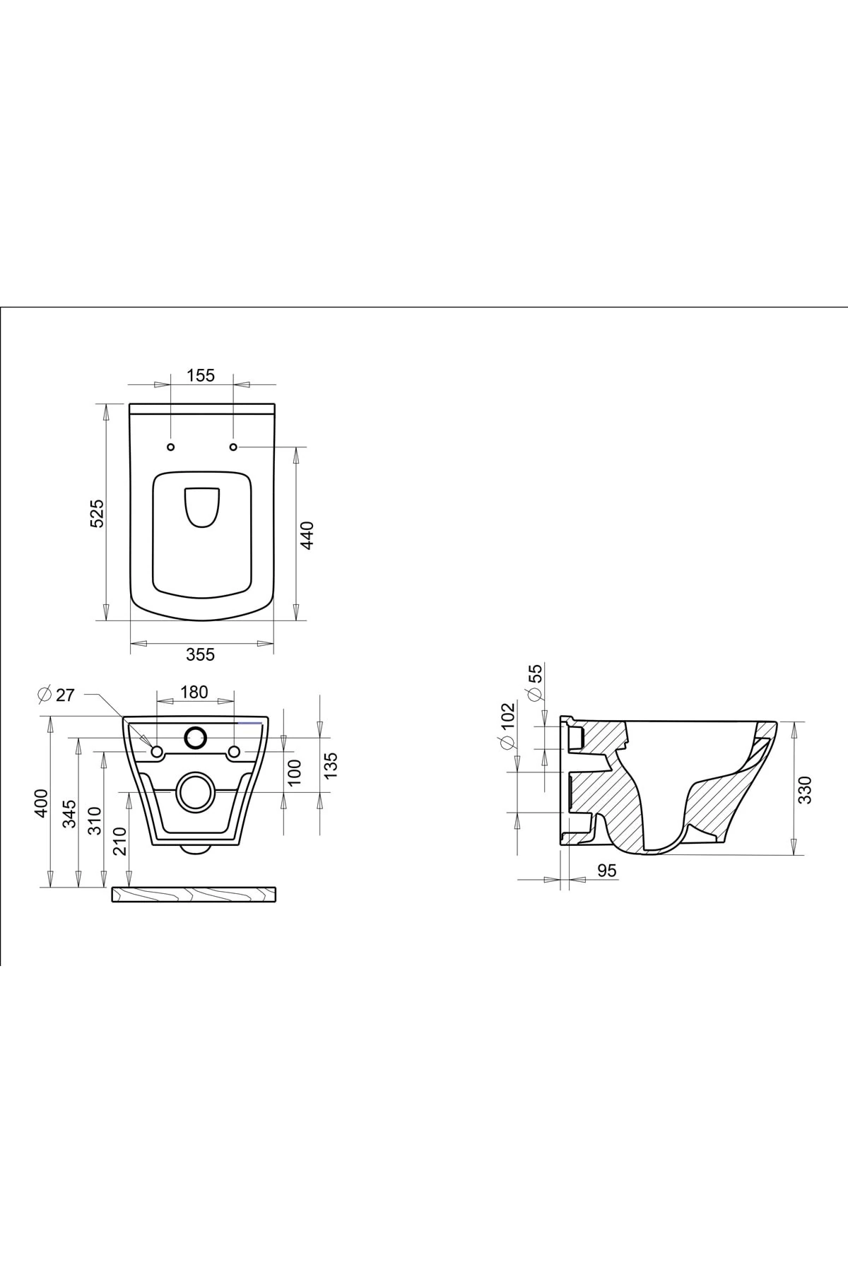 LOTUS ASMA KLOZET TURAVİT LTS5515