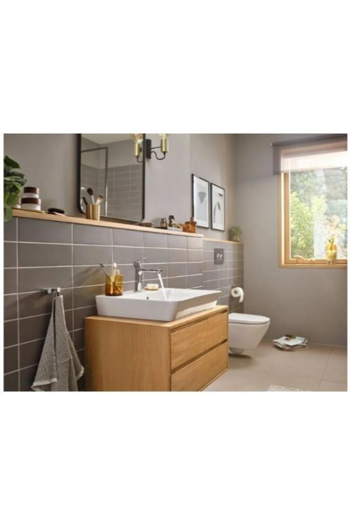 Rebris E Tek Kollu Lavabo Bataryası Krom - 72557000