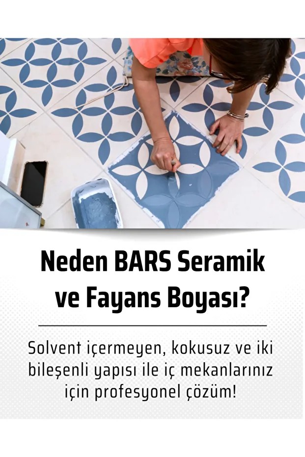 Seramik & Fayans Boyası İç Mekan Zemin ve Duvar Dönüşüm Boyası 5 Kg