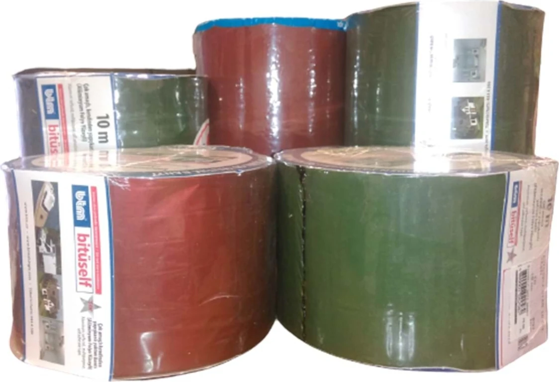 Yalıtım Bandı En 15 cm Boy 10 M Düz Yeşil S 040