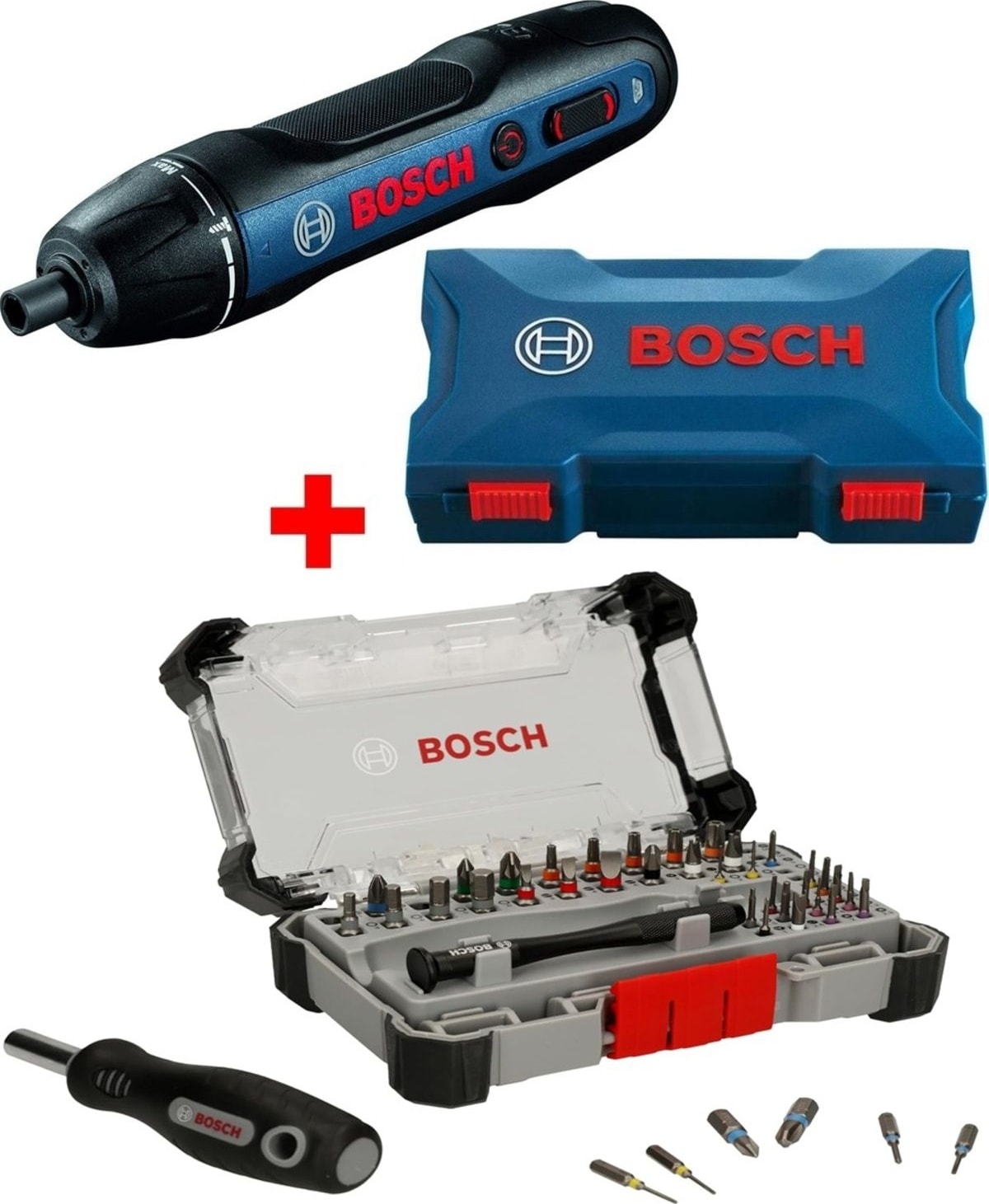 BOSCH Şarjlı Vidalama Seti 42 Parça Akülü Matkap ve Hassas Uçlar