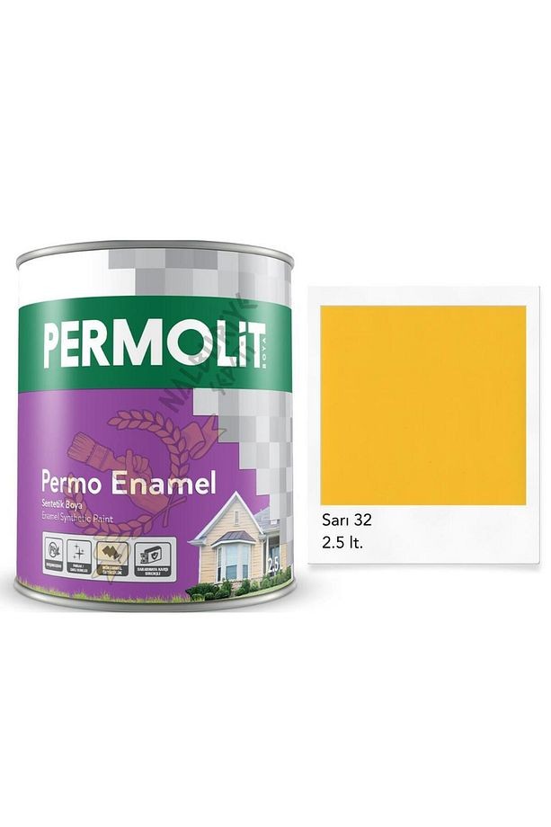 Enamel Sentetik Yağlı Boya OKSİT SARI 2.5 Lt.