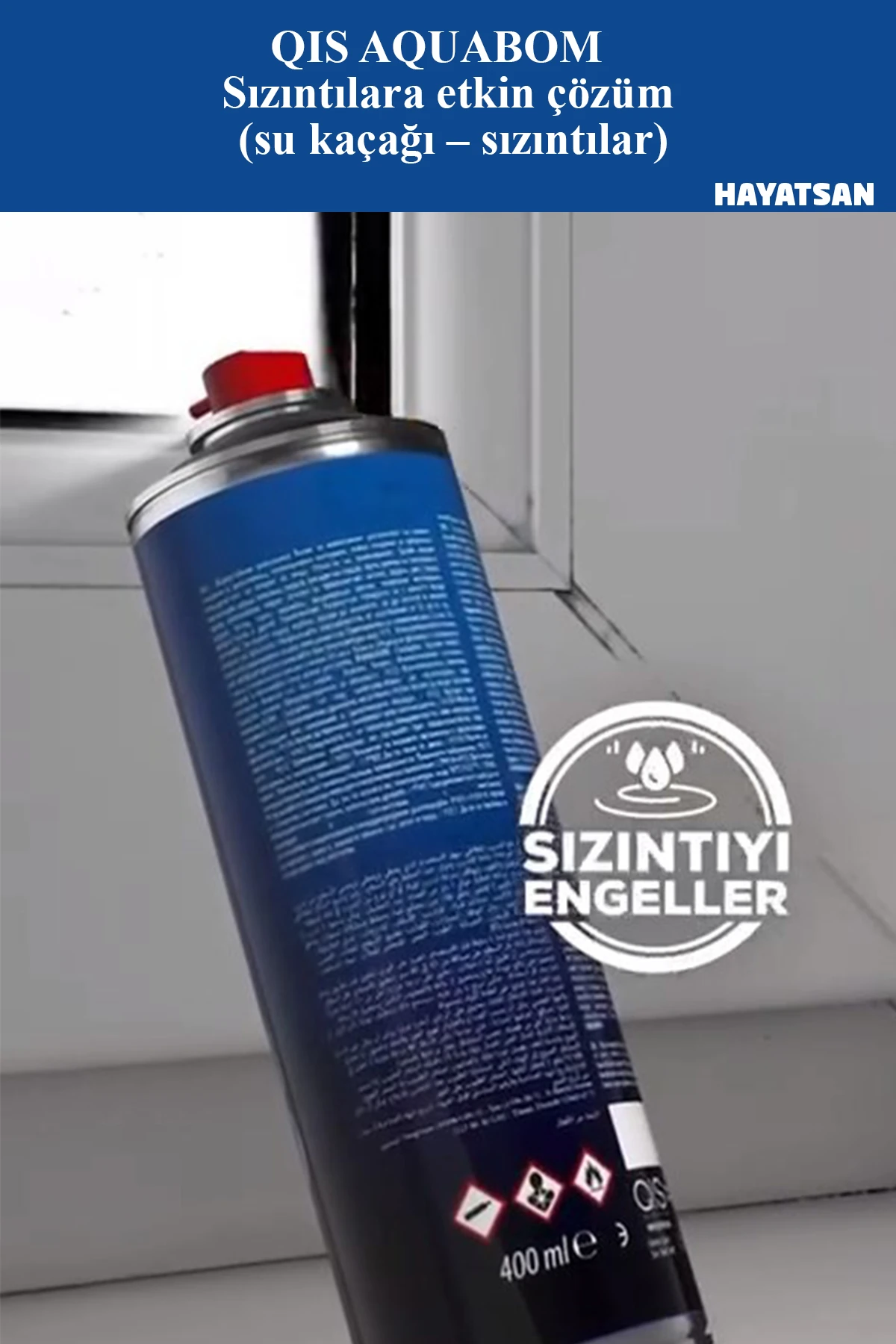 QIS AQUABOM – Sızıntılara etkin çözüm – (su kaçağı – sızıntılar)