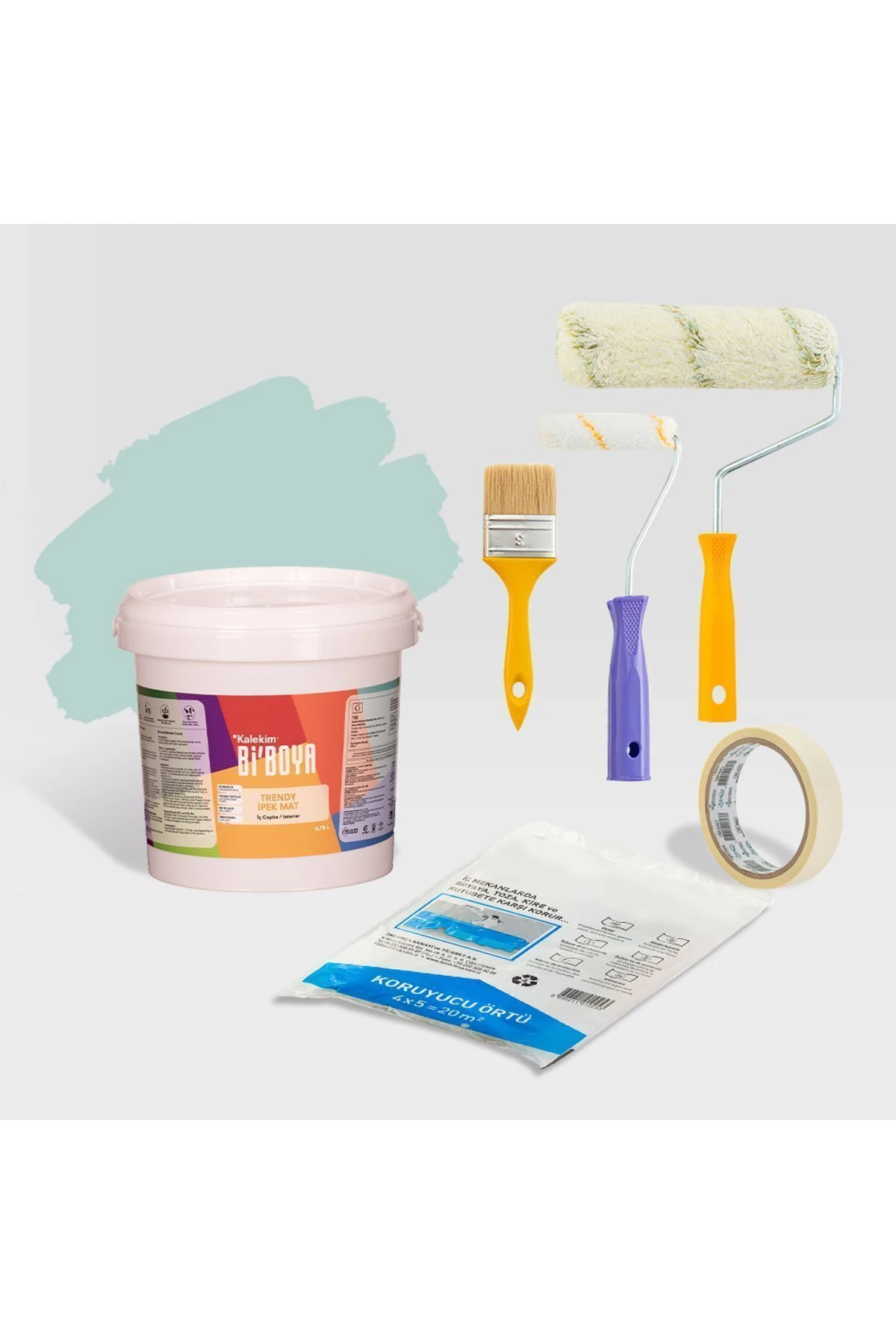 Tek Duvar Boyama Seti Tuna