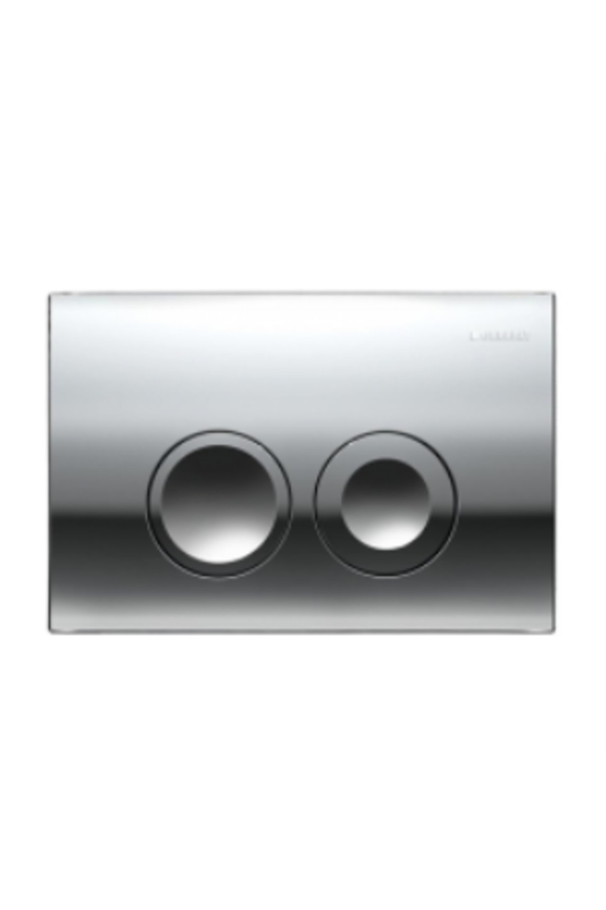 Delta21 115.125.21.5 Kumanda Paneli Çift Basmalı - Parlak Krom