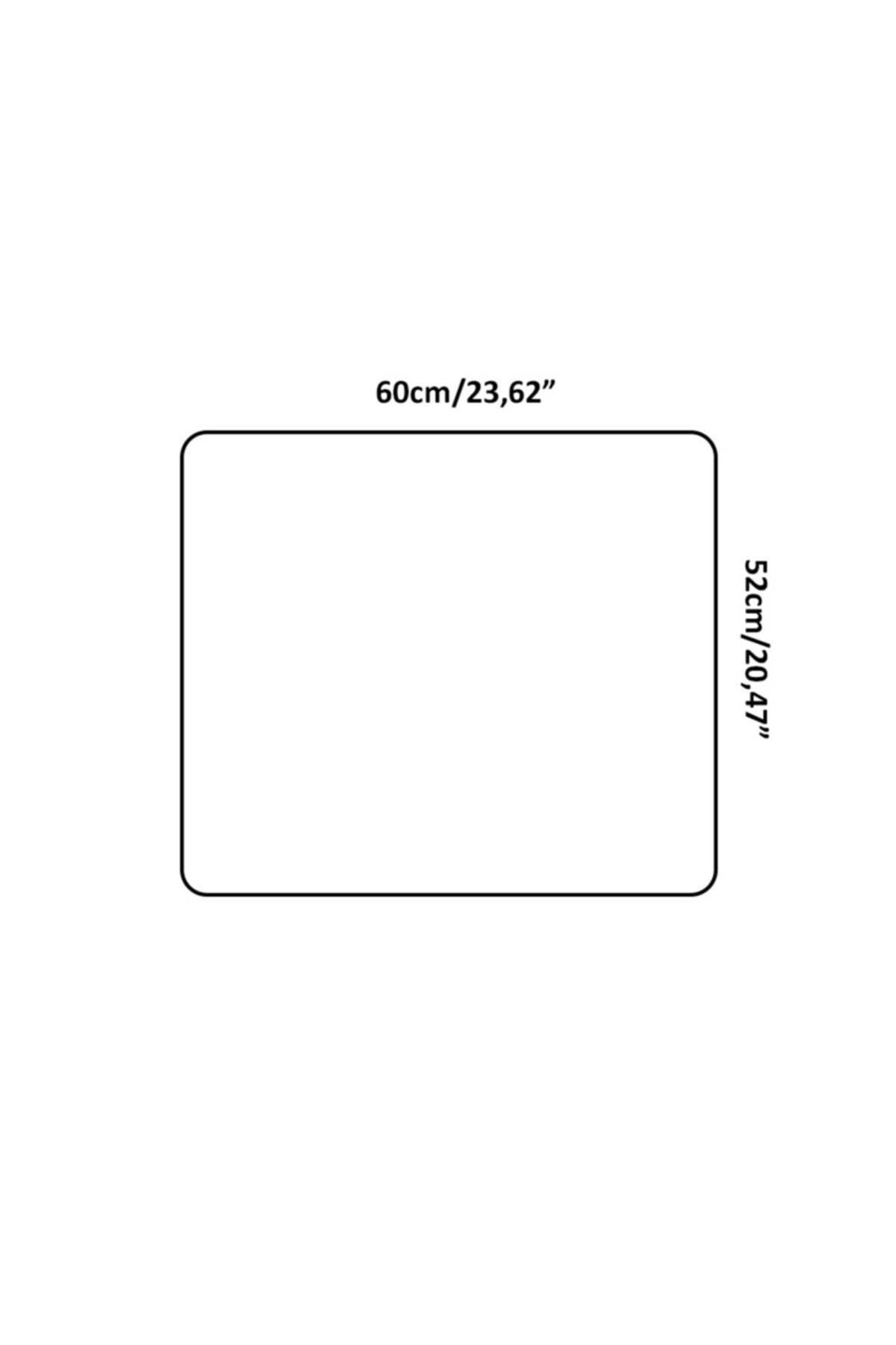 60x52 cm Cam Ocak Arkası Koruyucu Yunuslar Desenli Ankastre Arkası Koruyucu