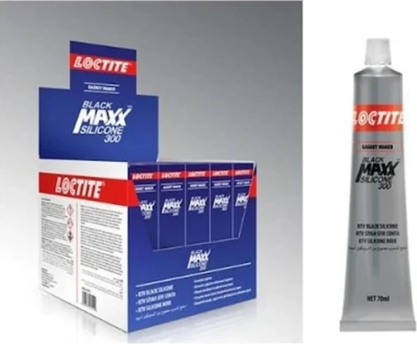 Black Maxx Silikon 300 Tb 70 ml Isıya Dayanıklı Siyah Sıvı Conta x2 Adet