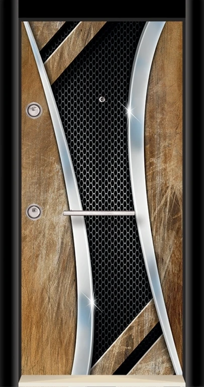 TEZ1251 Ultralam Düz Model Çelik Kapı