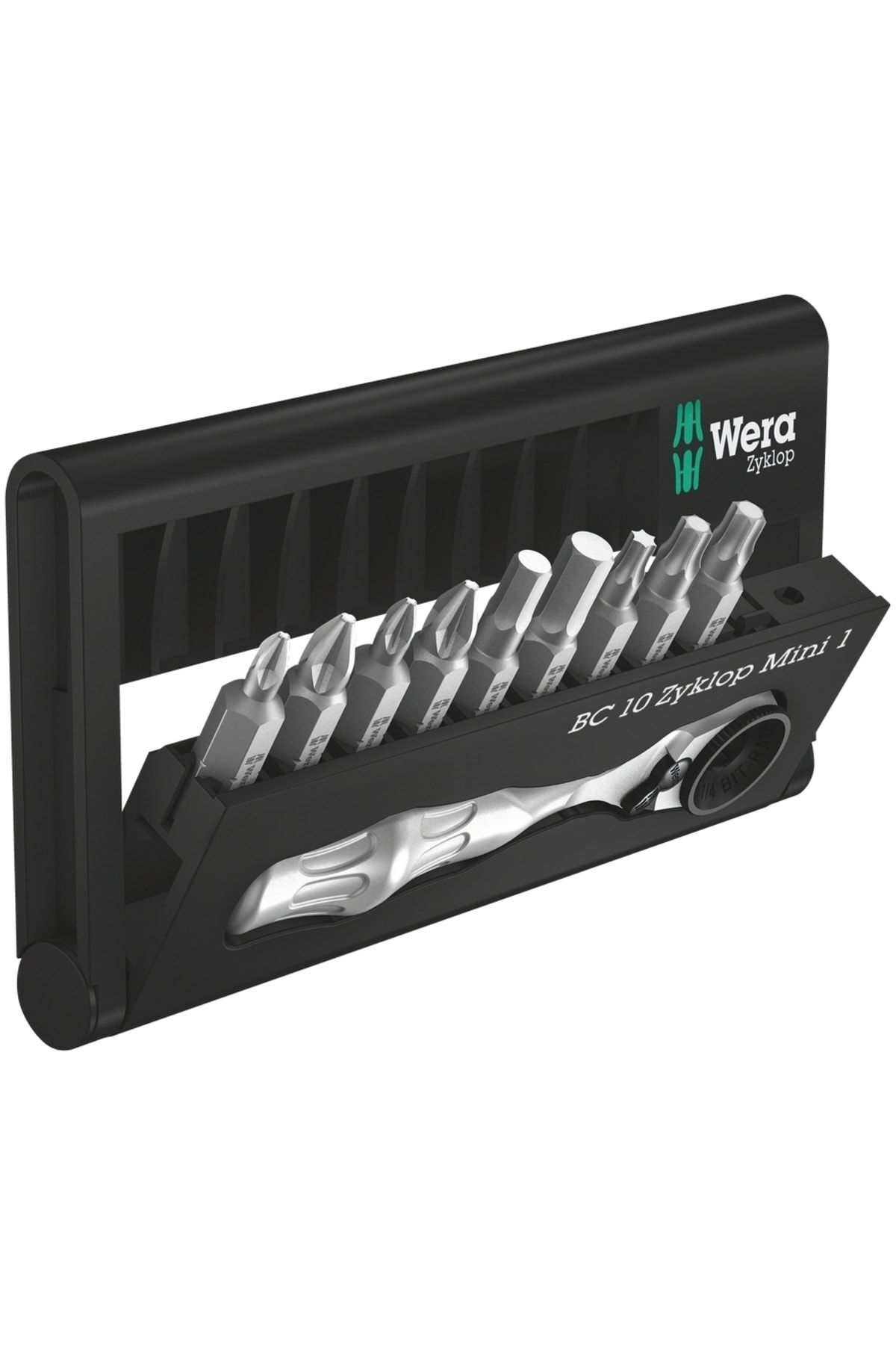 WERA Bit-check 10 Zyklop Mini Cırcır Seti (05073645001)