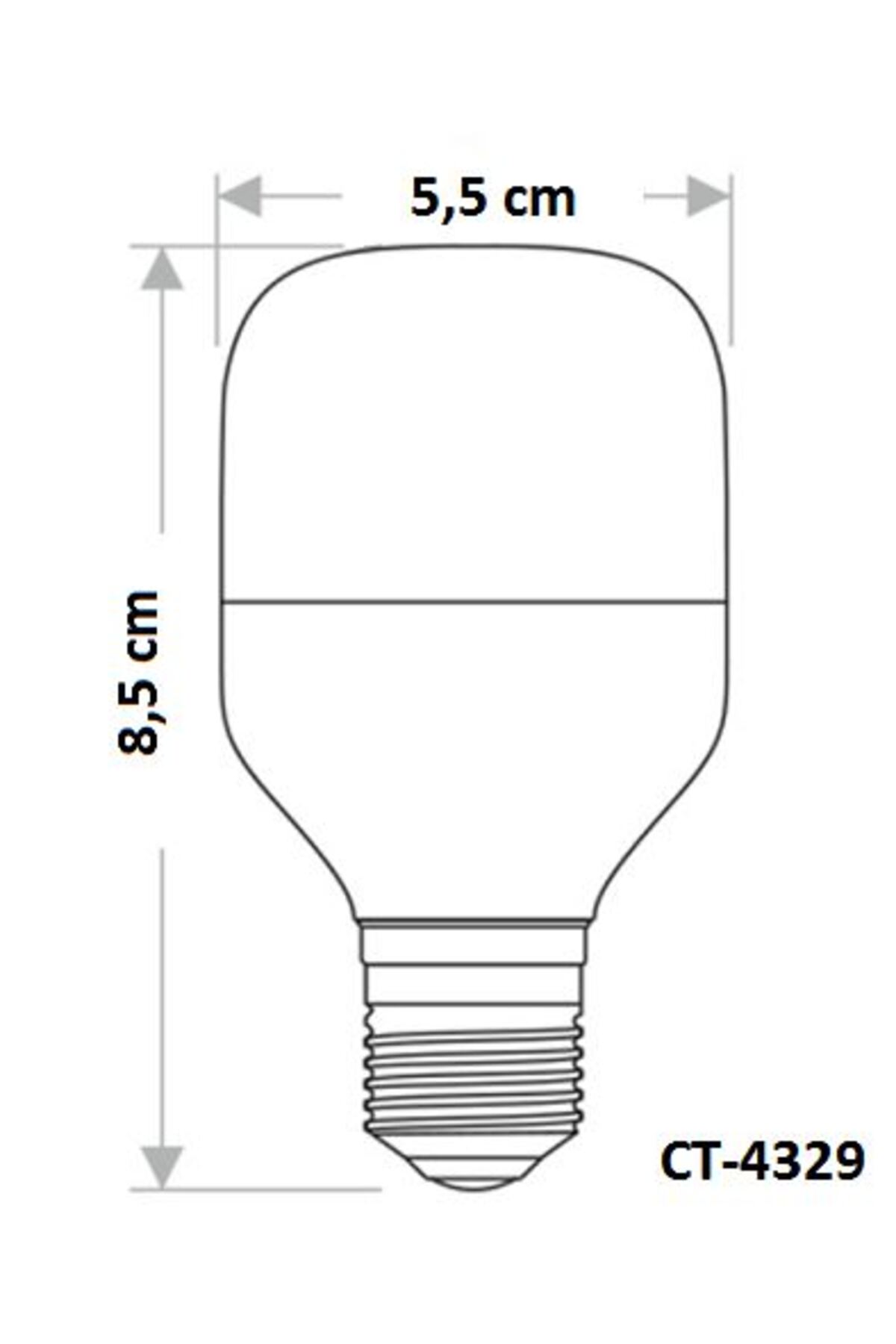 Ct-4329 15w Led Ampul 6400k Beyaz E27