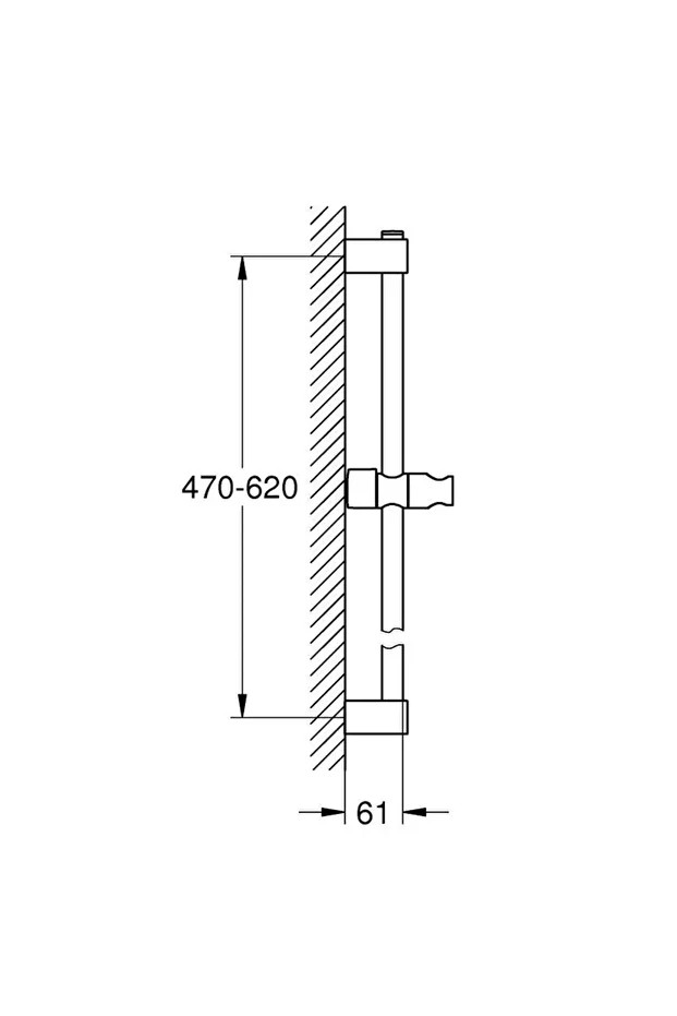 Tempesta Duş Sürgüsü 600 Mm - 27523001