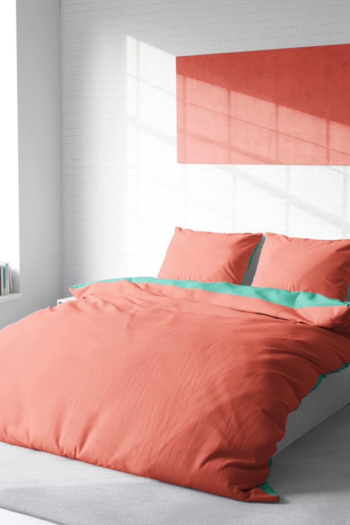 Kıng Sıze Deluxe Çift Taraflı Pamuk Ranforce Çift Kişilik Nevresim Takımı 220x240cm