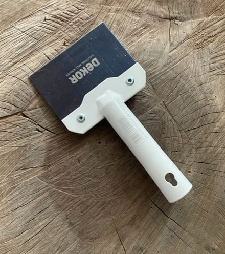 DEKOR 10CM Spatula Raspa Yer Kazıma Aparatı Çelik Cam Kazıma