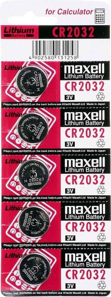 CR2032 3V Lityum Düğme Pil 5'li Paket - Lisinya