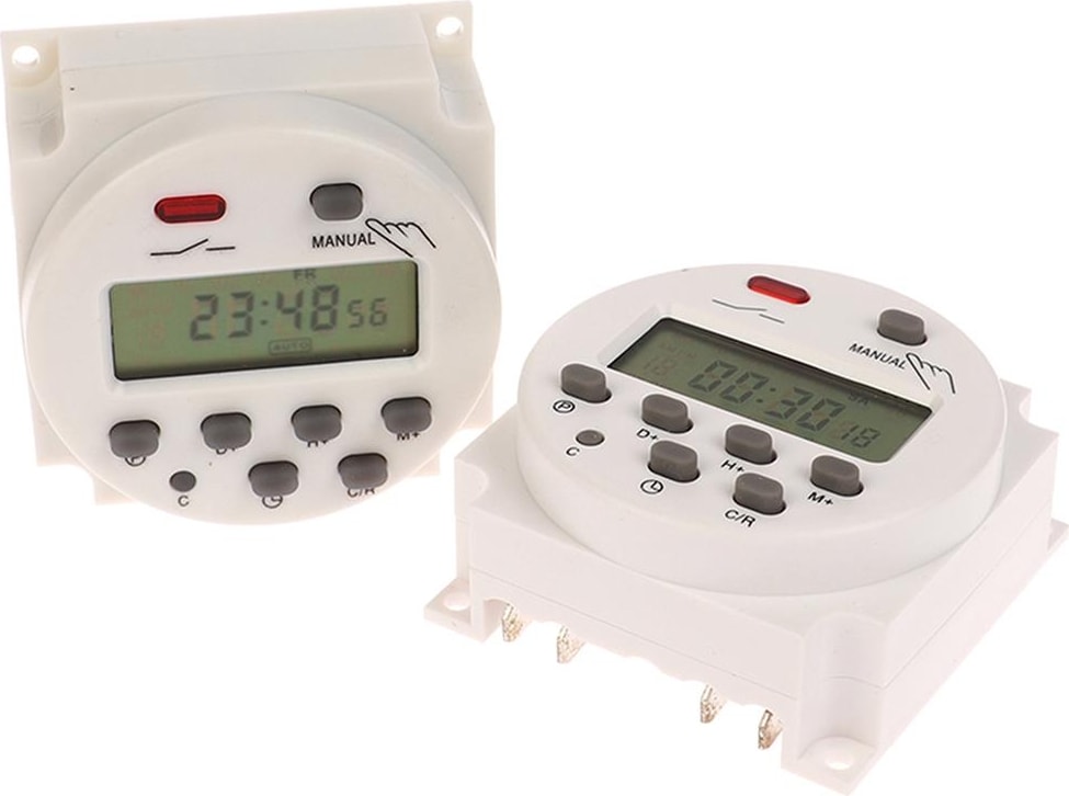 CN101A 24V Dc-Ac Programlanabilir Gecikmeli Zaman Ayarlı Haftalık Röle