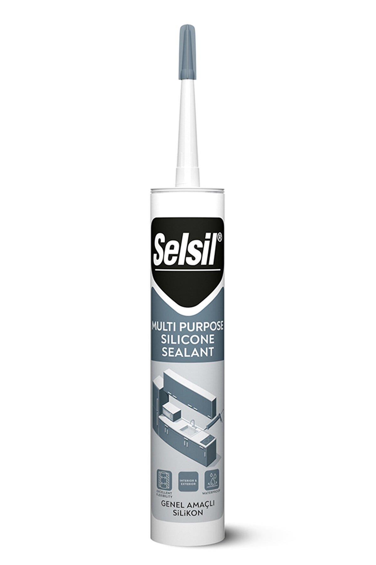 SELSİL Genel Amaçlı Silikon Beyaz 280 gram Beyaz Silikon