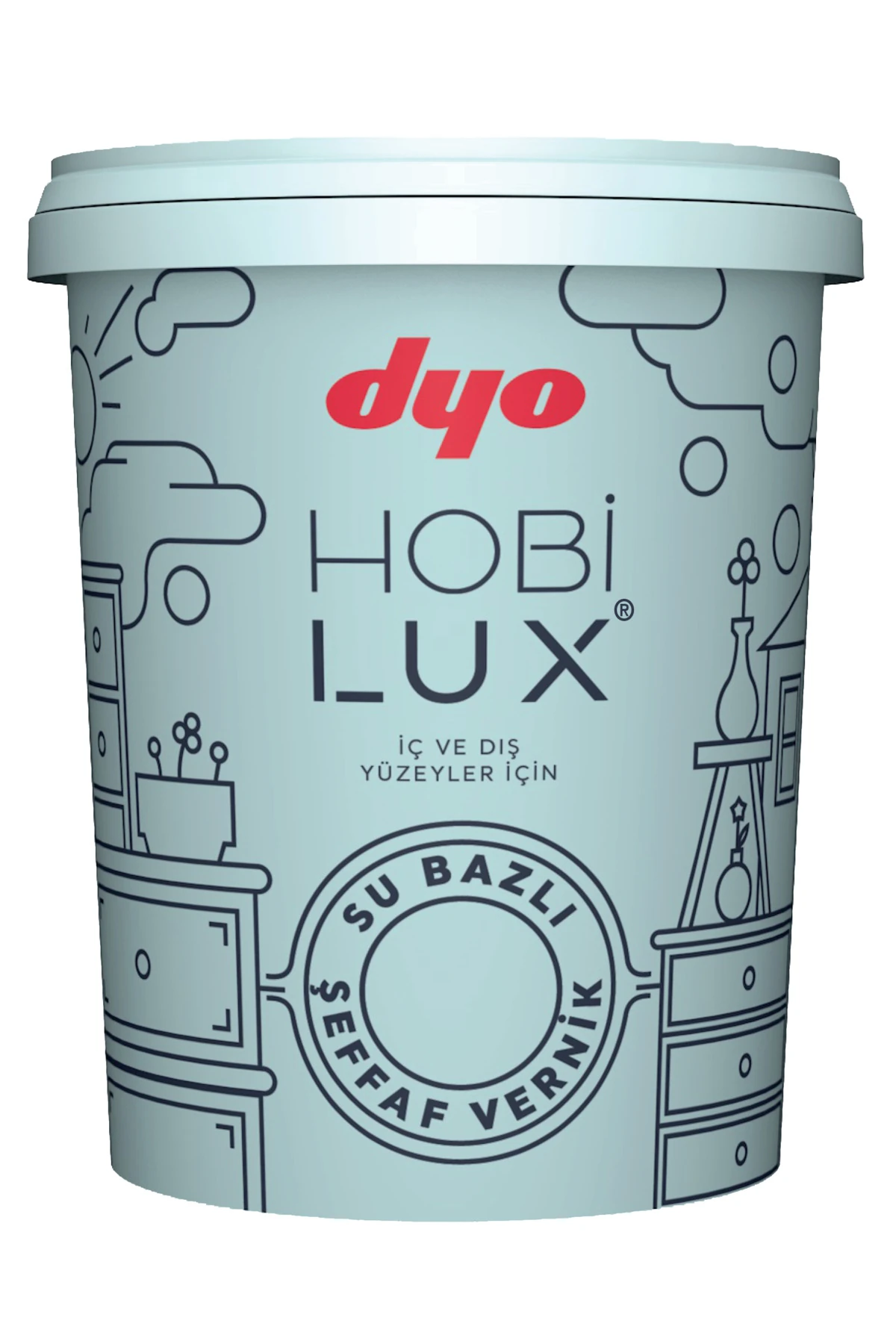 Hobilux Şeffaf Vernik Parlak 0.4 Lt