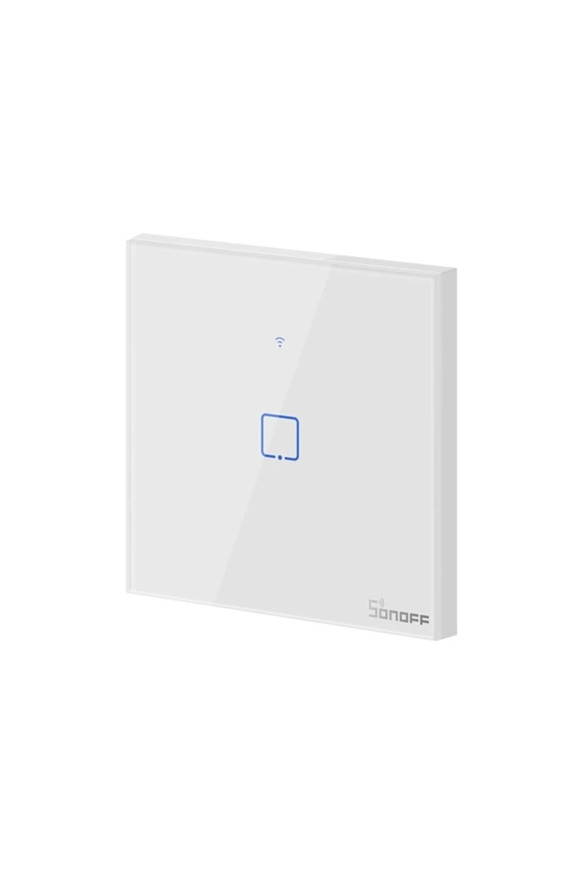 2 Yıl T0eu1c 1 Kanallı Wifi/duvar Tipi Rf Akıllı Dokunmatik Tekli Işık Anahtarı