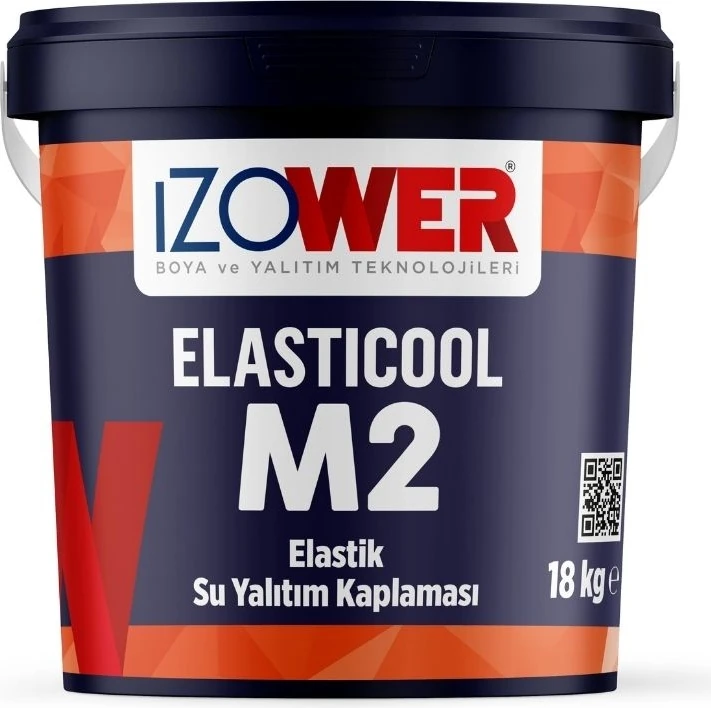 Izower M2 Elastik Su Yalıtım Kaplaması- Beyaz- 18 kg