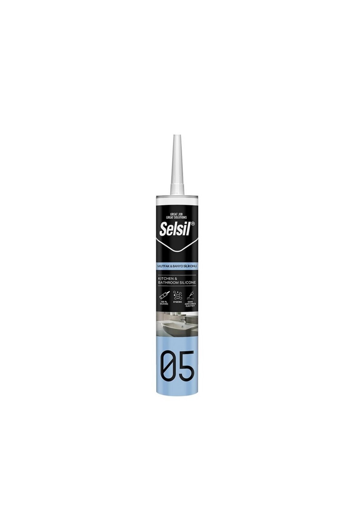 SELSİL Mutfak ve Banyo Silikonu Beyaz 280ml