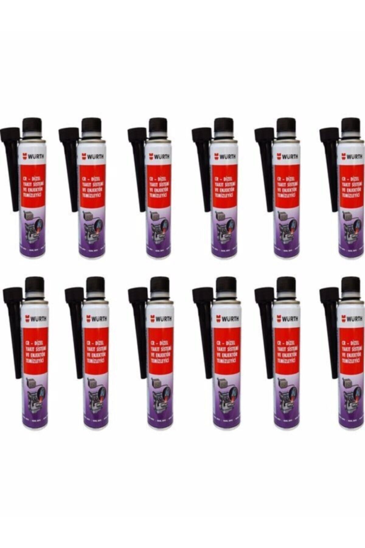 Dizel  Uyumlu Enjektör Temizleyici 300 Ml. 12'li Set