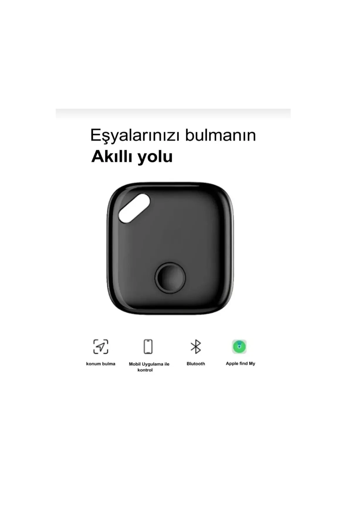 iOS Uyumlu Kablosuz Akıllı Takip Cihazı – Anahtar, Cüzdan, Çanta Takibi İçin