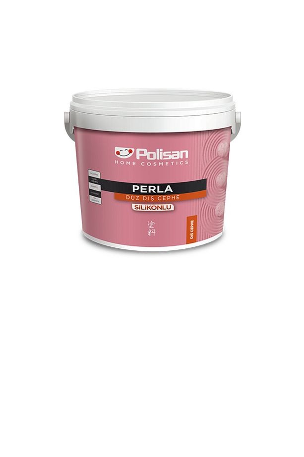 Siyah Renk  Perla  Silikonlu Dış Cephe Boyası 2,5 L