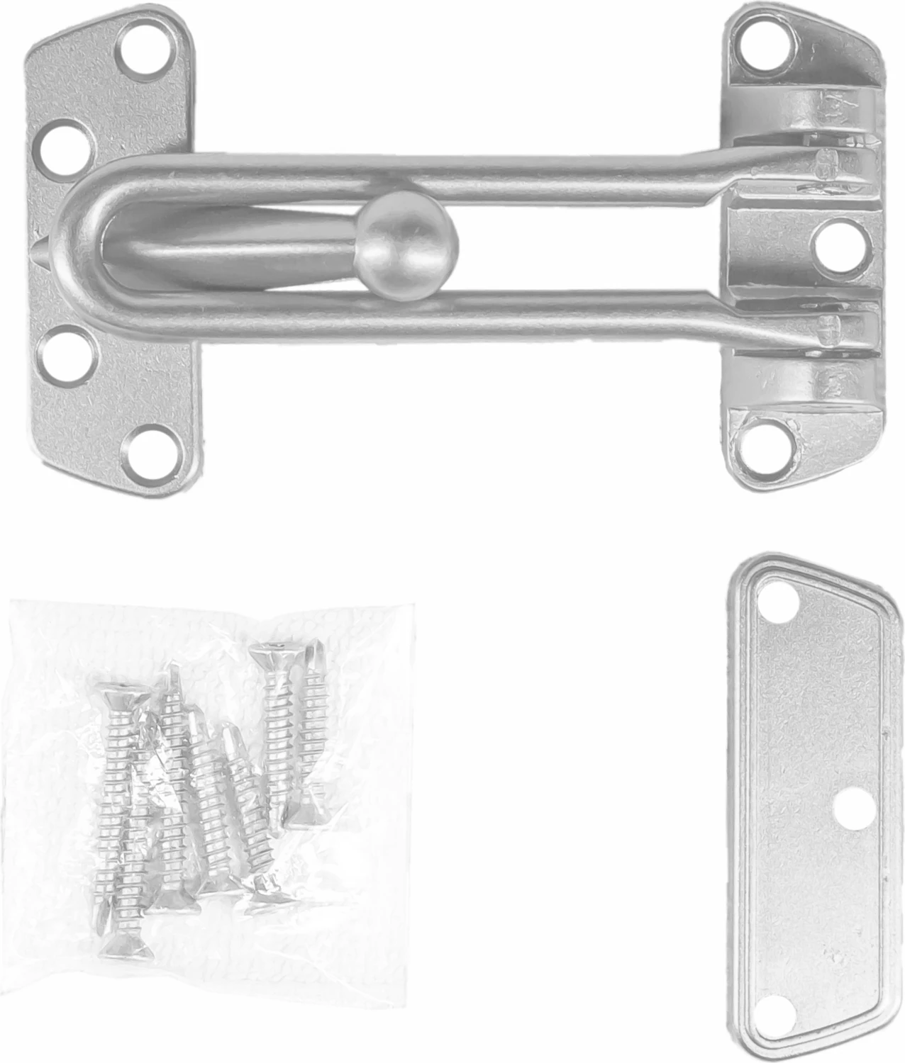 Kapı Emniyet Mandalı Ahşap - Çelik Kapı Emniyet Kelepçesi