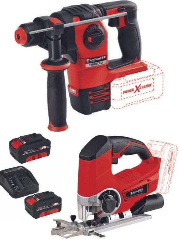EİNHELL Herocco 18V Kırıcı Te-Js 18/80 Dekupaj 2X4.0AH Akülü Set