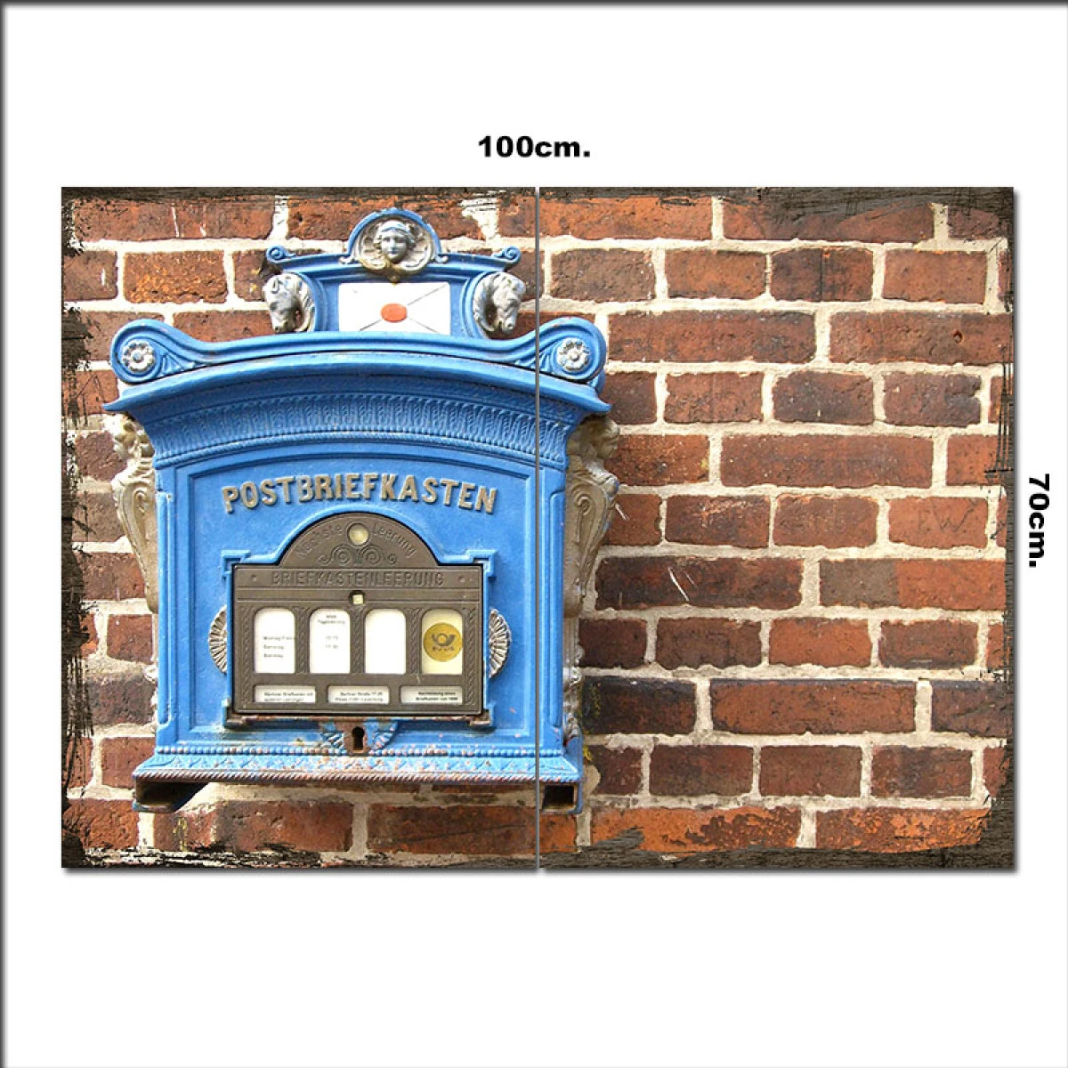 Ahşap Tablo Posta Kutusu 70*100CM