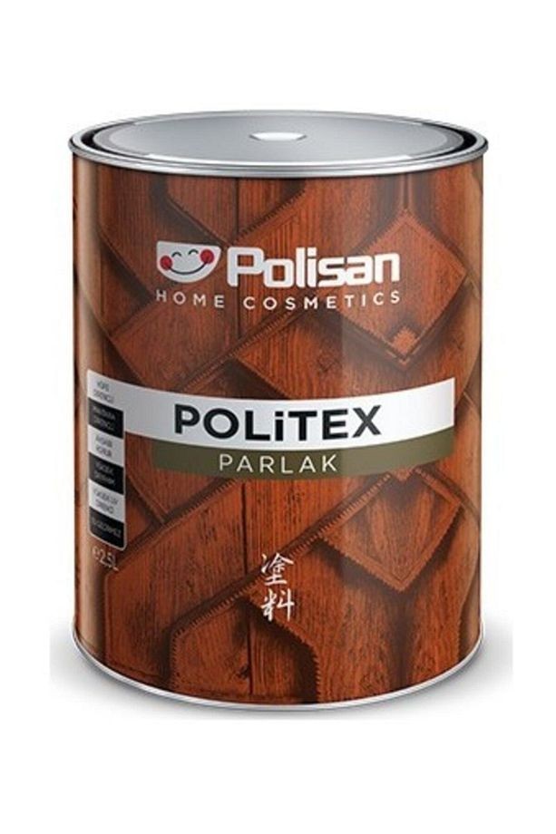 Politex Parlak Renkli Vernikli Ahşap Koruyucu Ceviz Renk 2,5lt