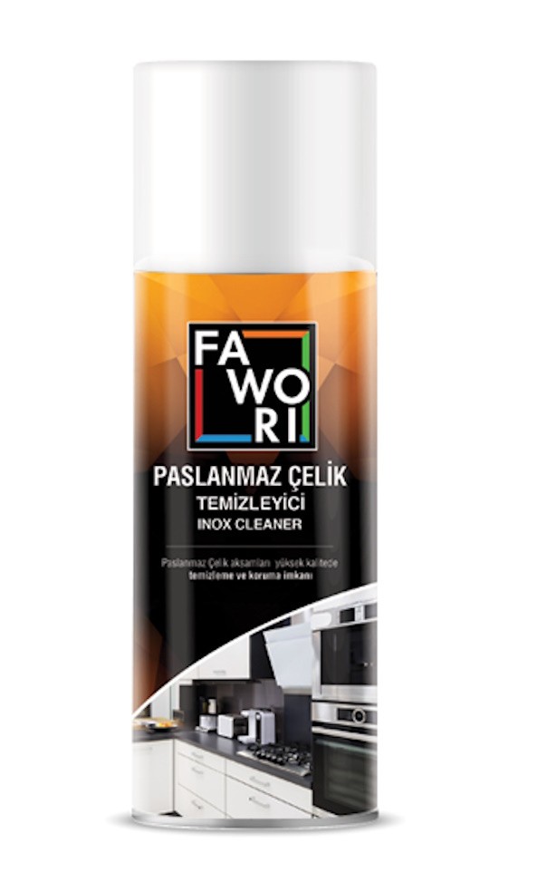 FAWORİ PASLANMAZ ÇELİK TEMİZLEYİCİ ŞEFFAF 400 ML