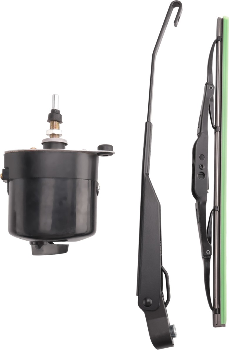 Willys Jeep Traktör 01287358 7731000001 Için Kol ve Bıçaklı 12V Evrensel Ön Cam Silecek Motoru (Yurt Dışından)