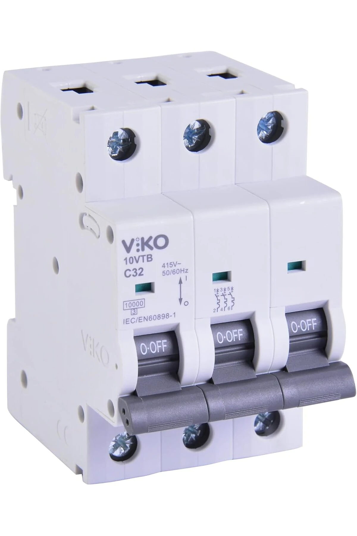 10VTB-3C32 Otomatik Sigorta 10kA C Tipi 3 Kutup 32A 1157054