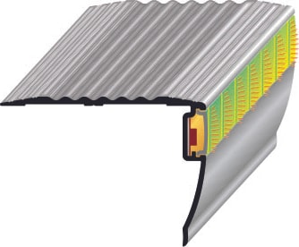 Alüminyum Işıklı Merdiven Profili 55x40mm BOY3m