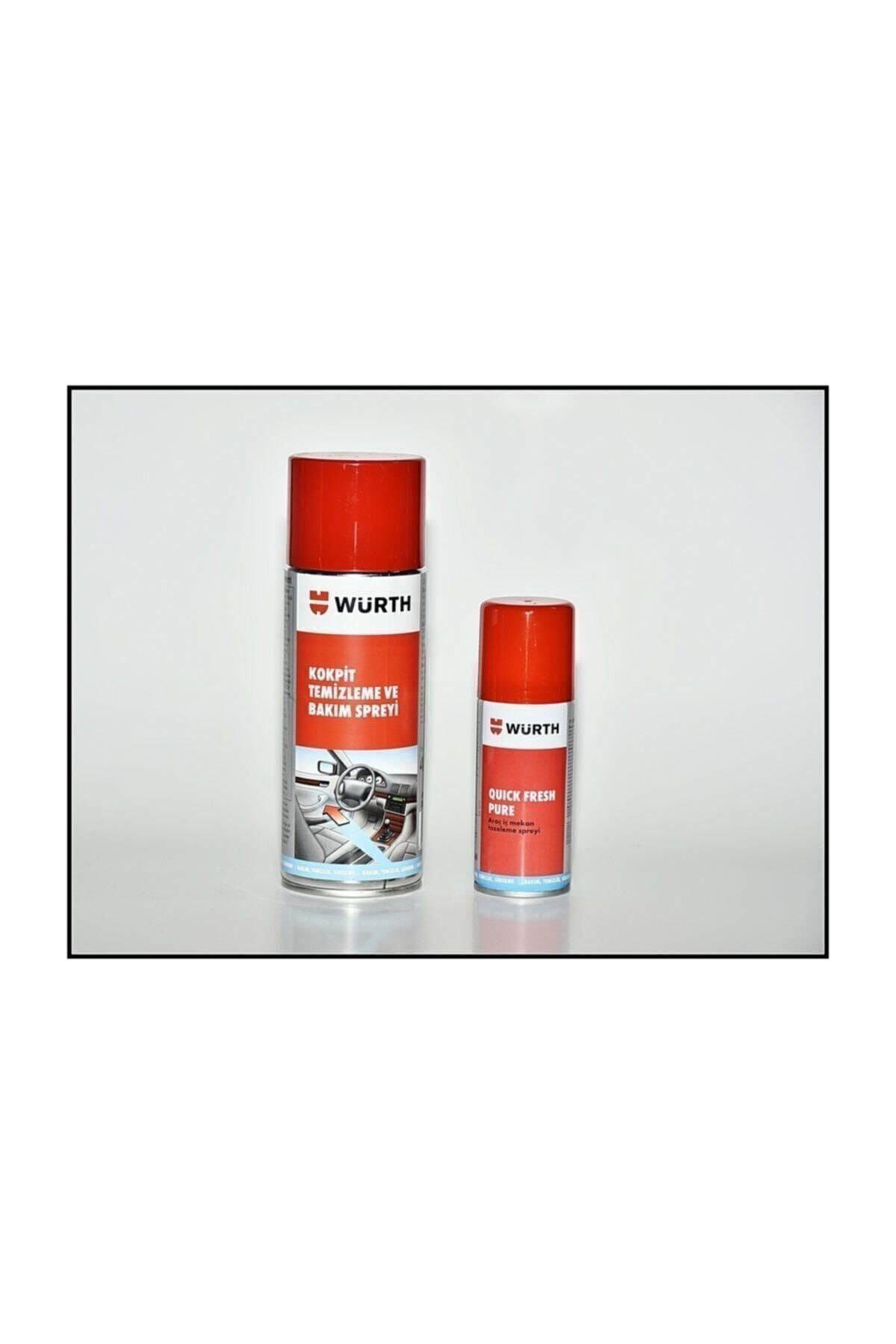 Kokpit Temizleme Ve Bakım Spreyi 400 ml + Quick Fresh Araç Içi Tazeleme Spreyi 100 ml