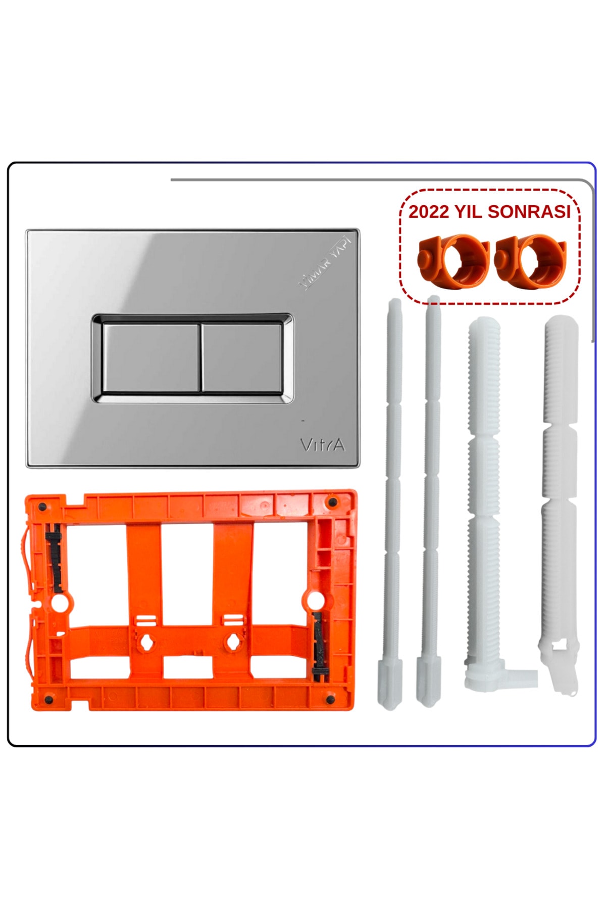 740-0680GR Kumanda Paneli Parlak Krom