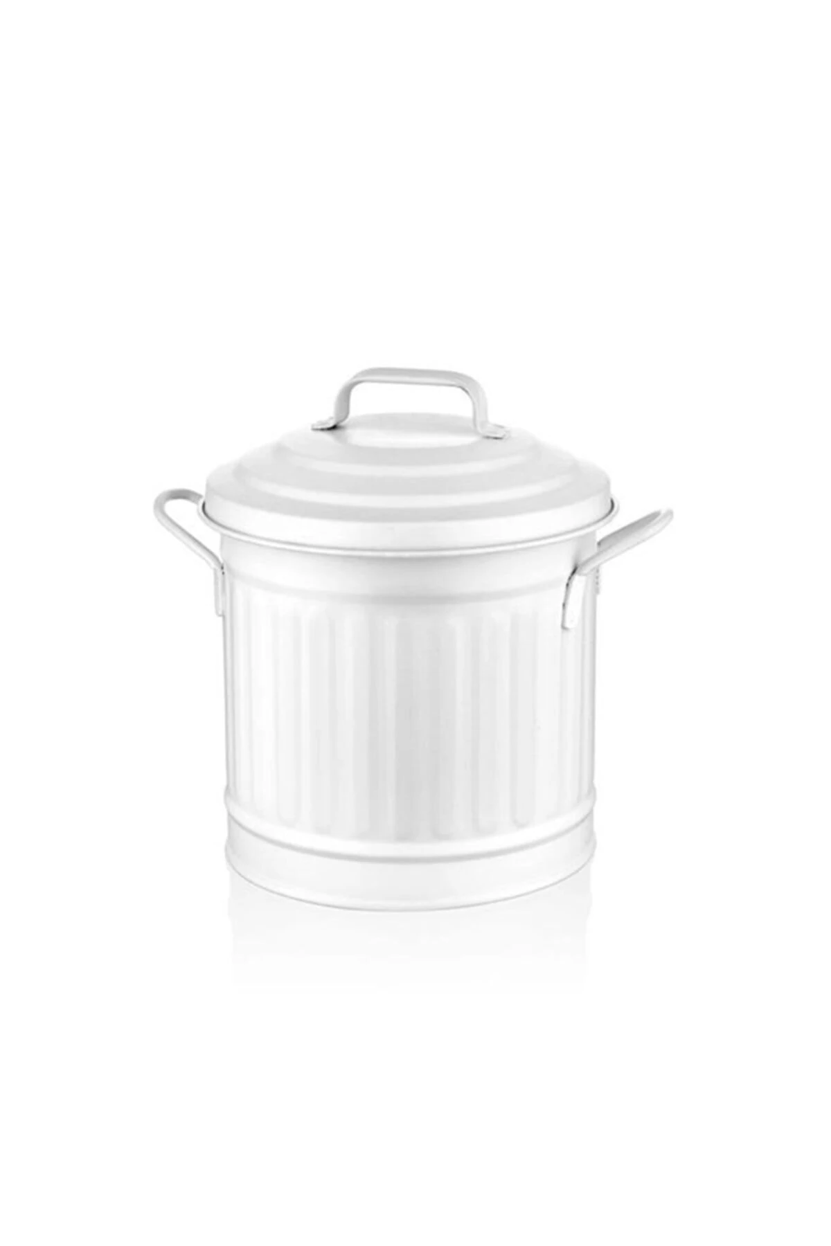 Çöp Kovası Tezgah 4 Lt- Beyaz Glv0308