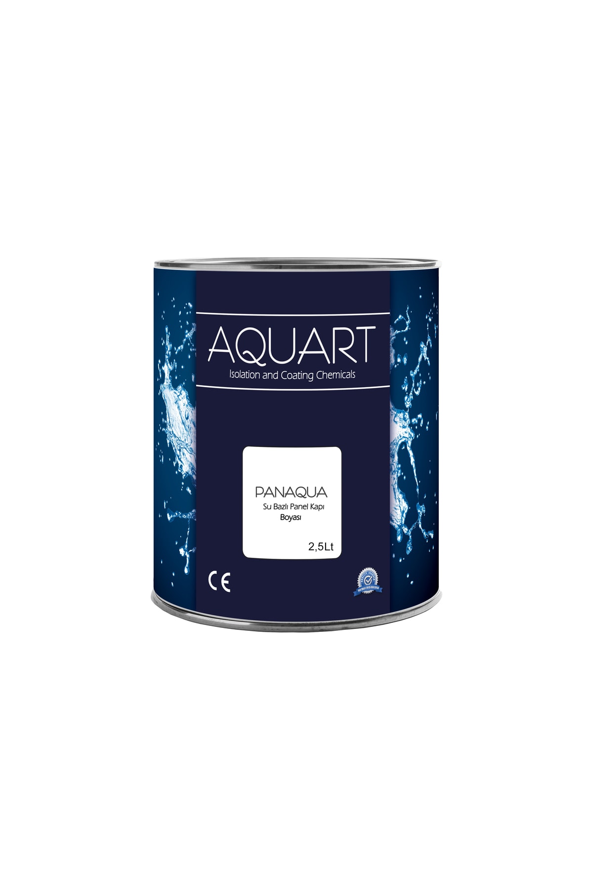 PanAqua Su Bazlı Panel Kapı Boyası (Kokusuz, Sararmaz) 2,5 Lt Beyaz