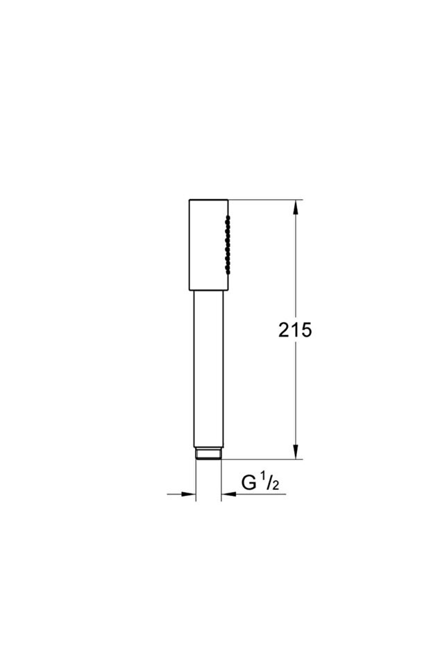 El Duşu 1 Akışlı Sena Stick Brushed Warm Sunset - 26465DL0