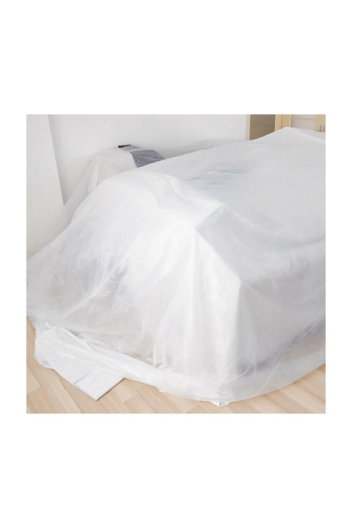 Parlak Beyaz Sprey Boya + Koruyucu Örtü + Eldiven + Maskeleme Bantı Set