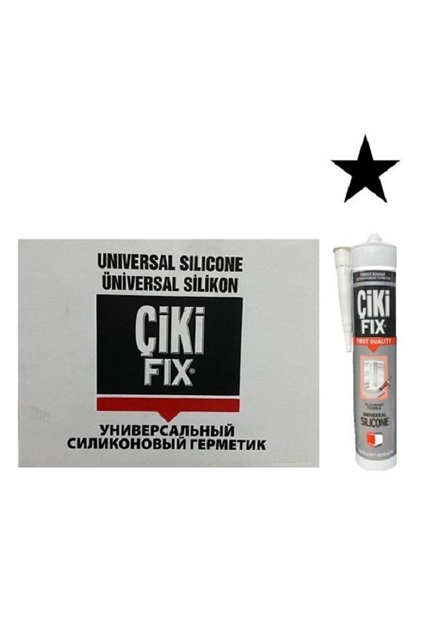24 Adet 280 gr Şeffaf Asetik Genel Amaçlı Silikon 1 Koli