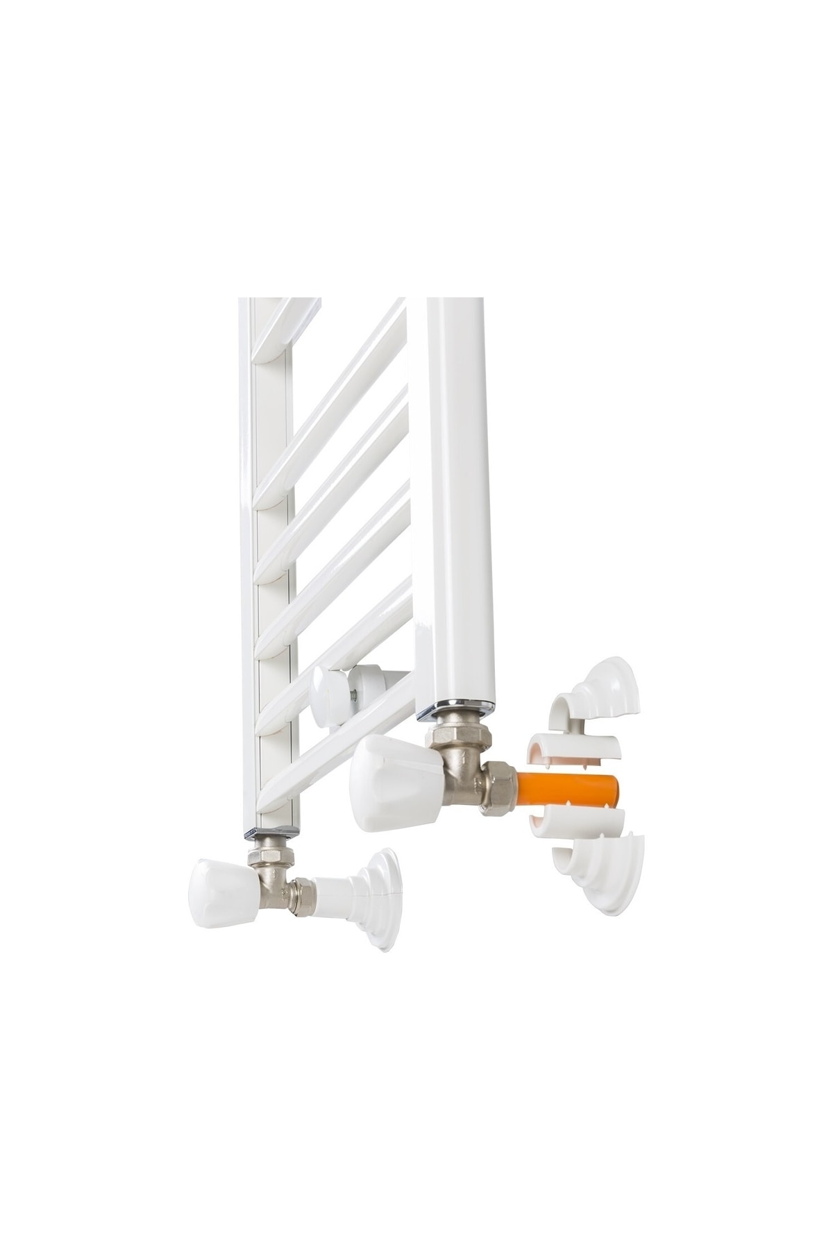 Beyaz Renk Havlupan Radyatör Boru Gizleme Aparatı 2 Adet