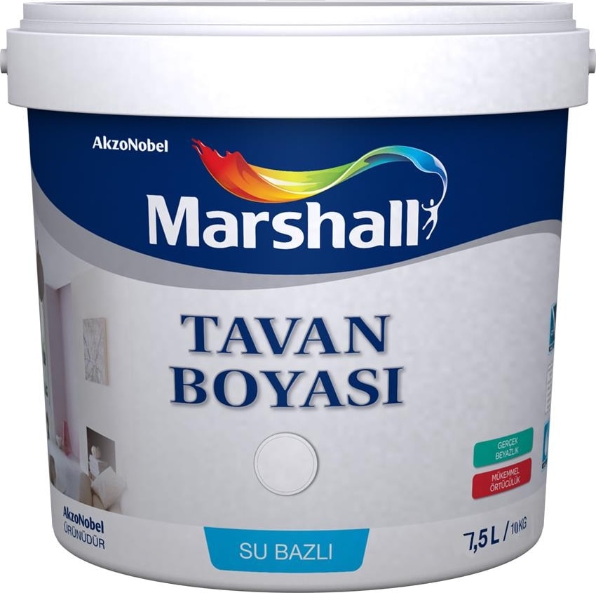 Su Bazlı Tavan Boyası 7,5 L.