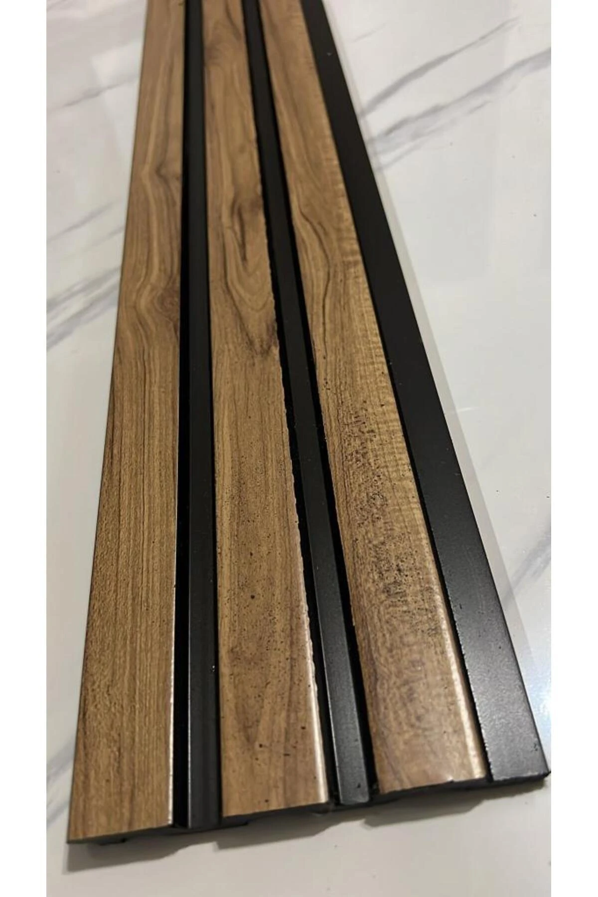 Meşe Model 11cm x 290cm 1 Adet  Ev Ofis Konut Dekoratif PVC Lambiri Duvar Kağıdı Paneli