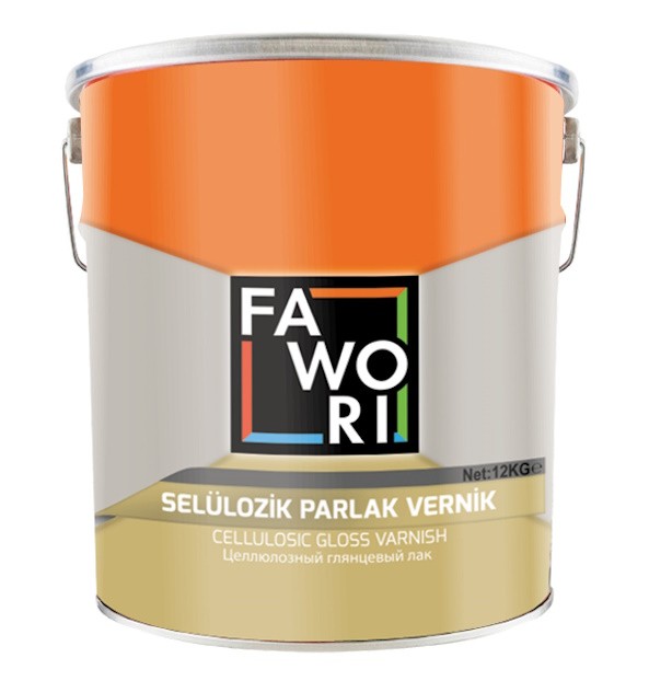 FAWORİ SELÜLOZİK PARLAK VERNİK 12 KG