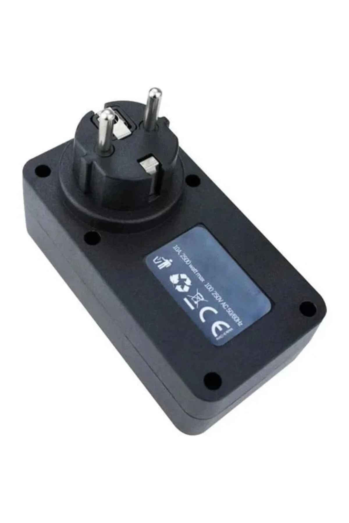 Zaman Ayarlı Tekli Tekli Duvar Priz Akım Korumalı 10A 2500 Watt