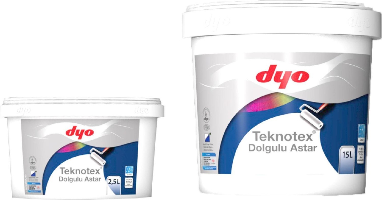 Teknotex Dolgulu Dış Cephe Astarı 2,5 Litre Beyaz